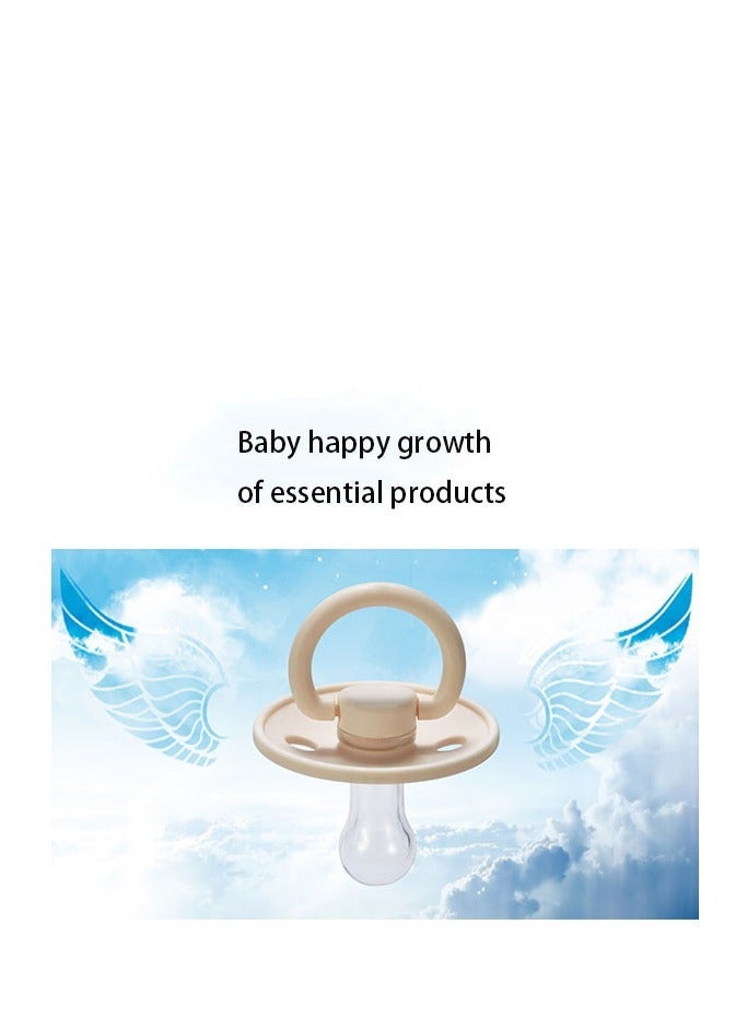 2 Pieces Portable Natural Latex Pacifier,Baby 0-12 Months - Image 4